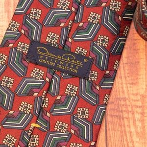 Oscar de la Renta Neck Tie (red)